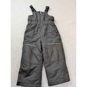 SwissTech Snow Suit Toddler 2T Ski Bibs Black Pants Overalls Insulated Winter